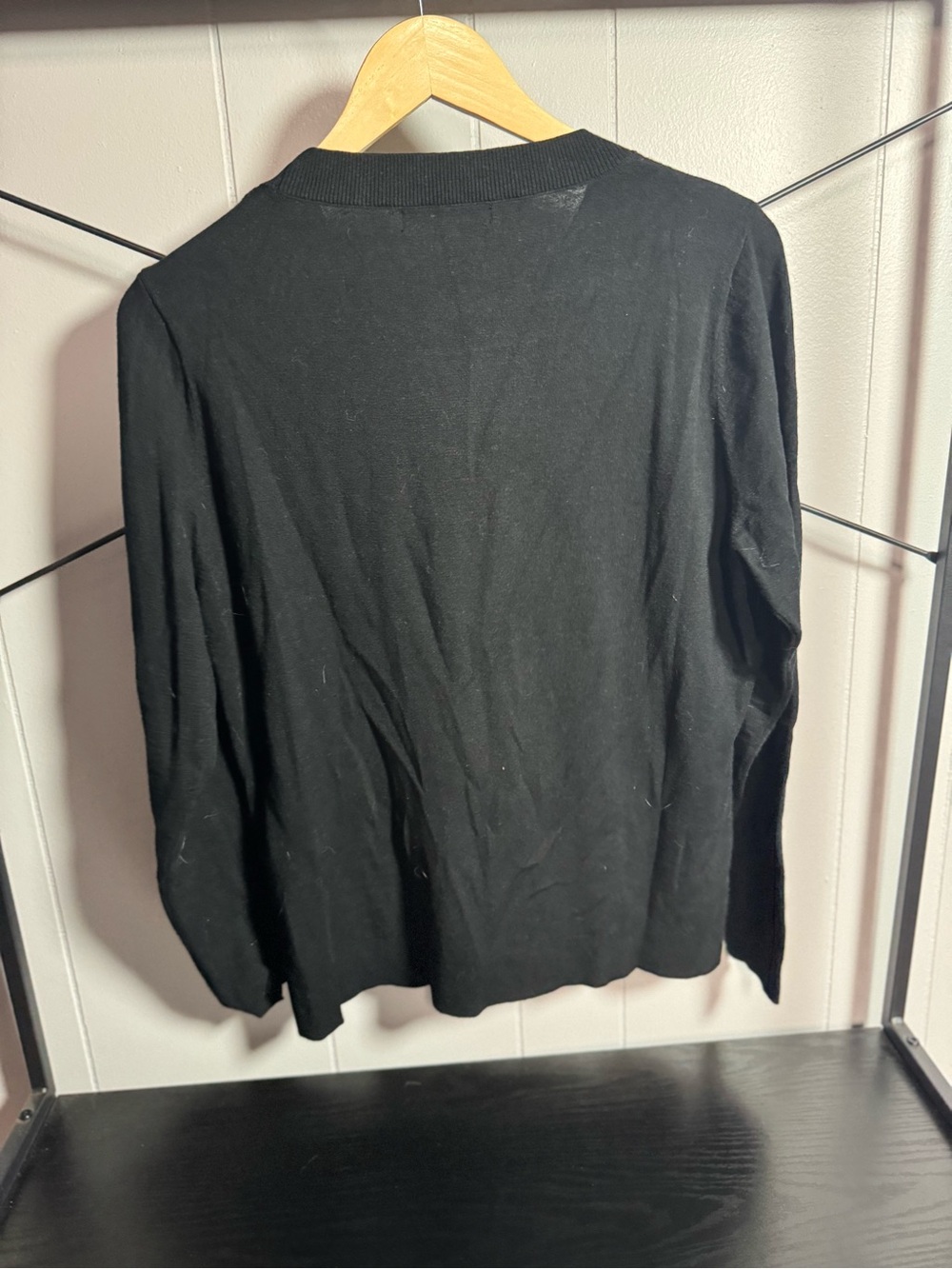 Biba Black Women's Crew Neck Sweater